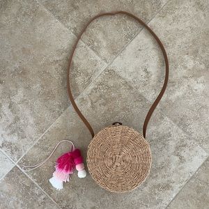 NORDSTROM straw crossbody